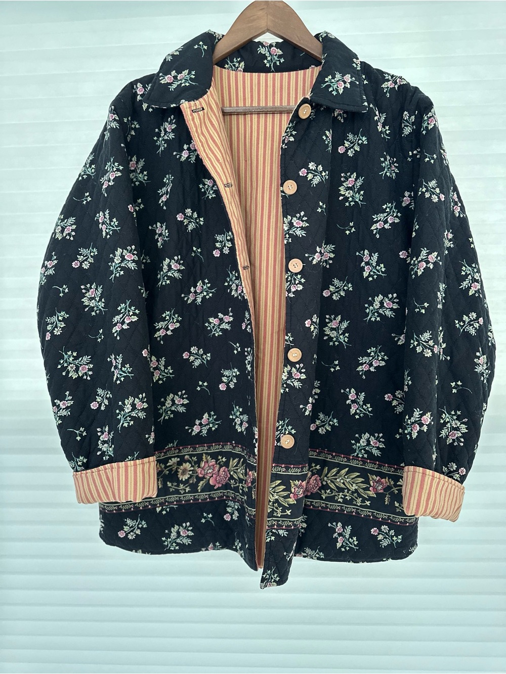 VINTAGE C&F ENTERPRISES QUILTED JACKET | MEDIUM | COTTAGECORE | BOHO | FLORAL
